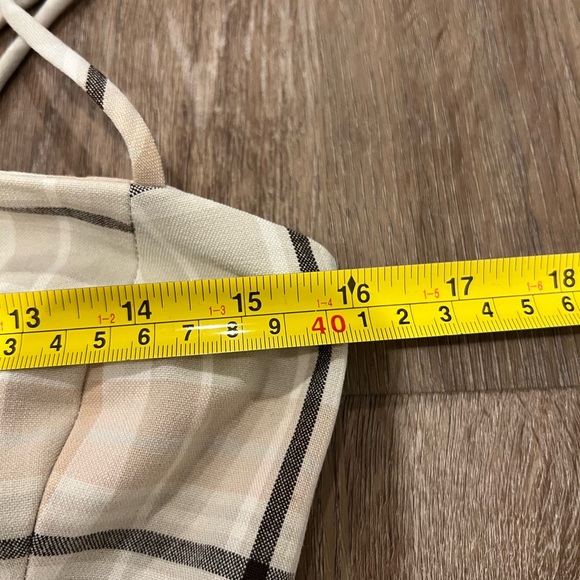 Wilfred New Classic Smock Back Plaid Mini Dress - Picture 11 of 12